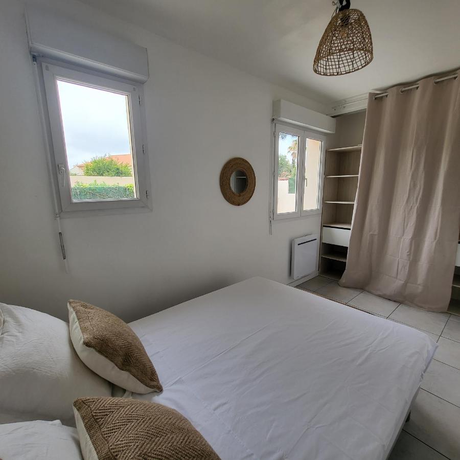 Bel Appartement Avec Jardin De 30M2 , Climatise Avec Parking Et Arrivee Autonome Cabestany Kültér fotó