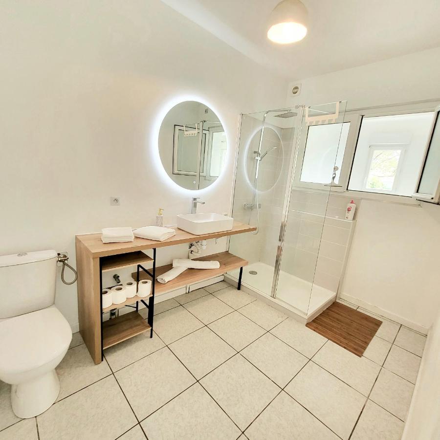 Bel Appartement Avec Jardin De 30M2 , Climatise Avec Parking Et Arrivee Autonome Cabestany Kültér fotó