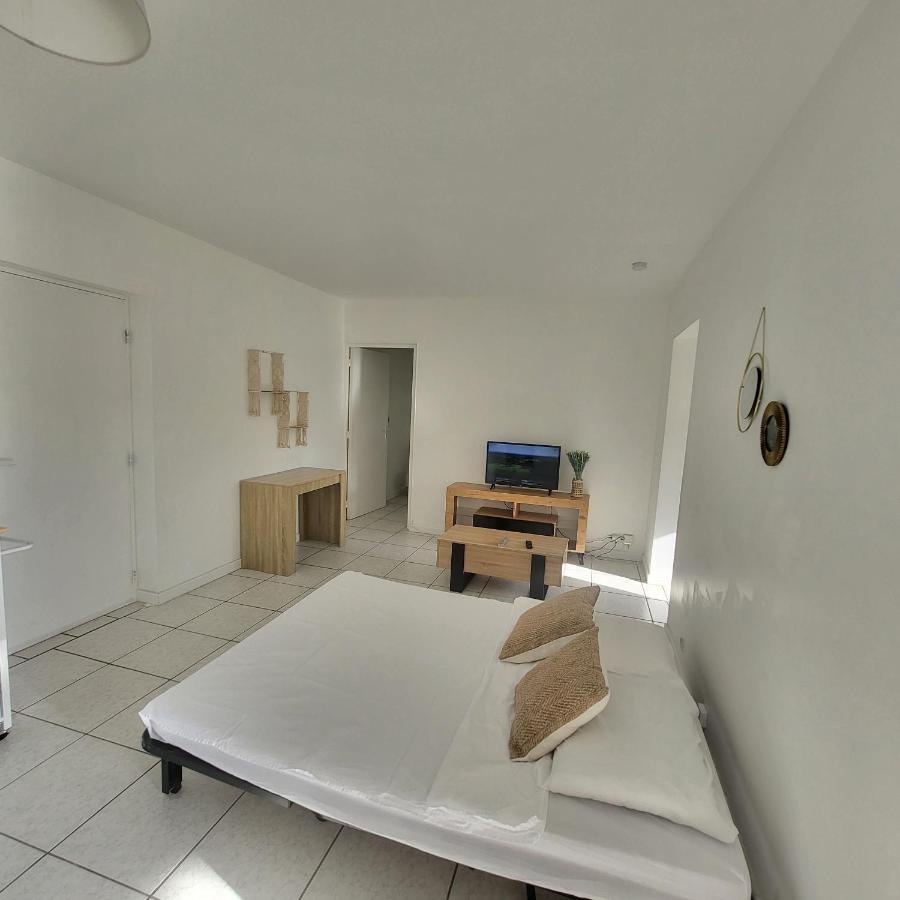 Bel Appartement Avec Jardin De 30M2 , Climatise Avec Parking Et Arrivee Autonome Cabestany Kültér fotó