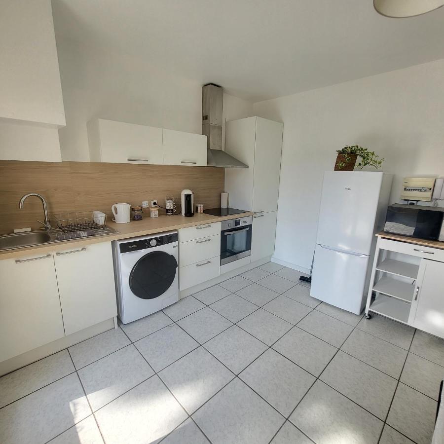 Bel Appartement Avec Jardin De 30M2 , Climatise Avec Parking Et Arrivee Autonome Cabestany Kültér fotó